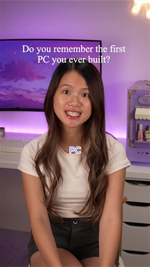 Last day of CES 👀✨ Our cutest makeup PC is at the XPG CES booth 💗 Did a quick Q&A with XPG and realized… I started PC building when I was 8 years old 😭🎀 #pcbuild #gaming #makeup #fyp #ces2026