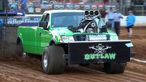 Super Modified 4WD Trucks and Pro Stock 4WD Trucks pulling at the 2024 KTPA Russell County Jaycees Fair in Russell Springs, KY! | BB Pulling Videos