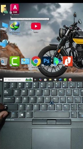 How to resize desktop icons in 2 seconds #windows #pc #tutorial