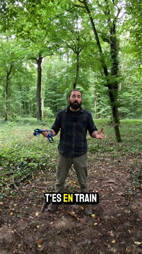 525K views · 10K reactions | Le franchissement sur une corde... Mode...