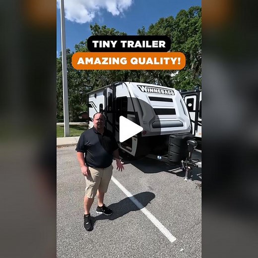 Teeny Tiny Winnebago #RV #Camping #winnebago #mattsrvreviews | Pop Up Camper
