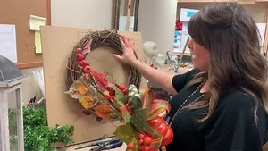 67K views · 1.2K reactions | TRADITIONAL PUMPKIN SWAG TUTORIAL!! —-Only a few left for the season!—- Grab this gorgeous swag kit and follow along with Anna before it sells out. Beautiful colors for fall can be used on a premade wreath, lantern or mantle! https://www.shopdeeslouisville.com/collections/fall/products/traditional-pumpkin-swag-kit | Dee's | Facebook