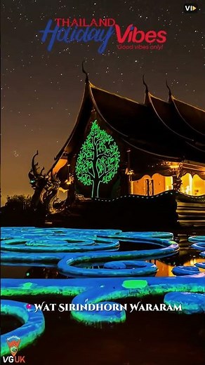 This Thailand Temple Looks Like the Night Sky 🌌🇹🇭