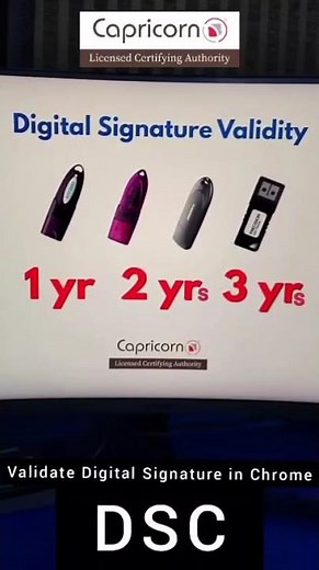 Digital Signature Validity: 1, 2 or 3 Years? #dsc #gst