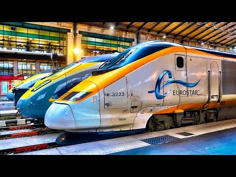 EUROSTAR, Standard Premier, LONDON TO PARIS at 186mph!