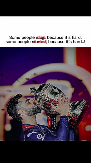 Some Start bec it's Hard