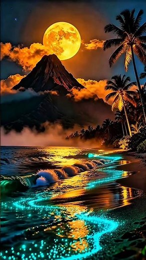 🌊✨ Beach Waves Live Wallpaper 4K | Fantasy Ocean Animated Wallpaper #shorts