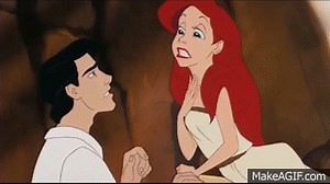 Ariel Can't talk on Make a GIF
