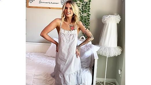 Womens Sleeveless Sleepshirt