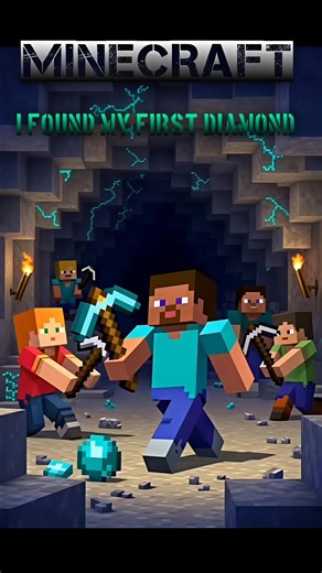 I Can’t Believe I Found DIAMONDS So Fast! 💎 #minecraft #diamond #survival #gaming #shorts #viral