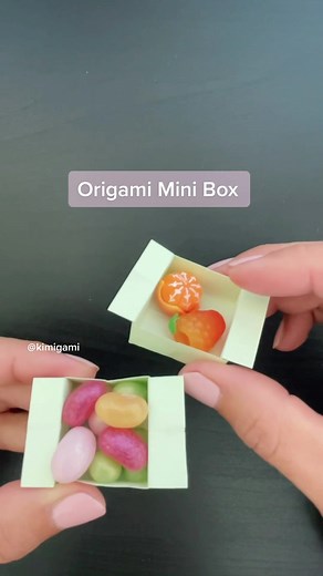 Replying to @coconut_edits4u Origami Mini Box from a post-it note #tiktokuk #learnontiktok #origamitutorial #origamibox #tiktoktutorial #minibox #postitnotes