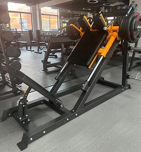 [Hot Item] Gym Equipment Hack Squat Leg Press Sports Plate Loaded Fitness Exercise Machine
