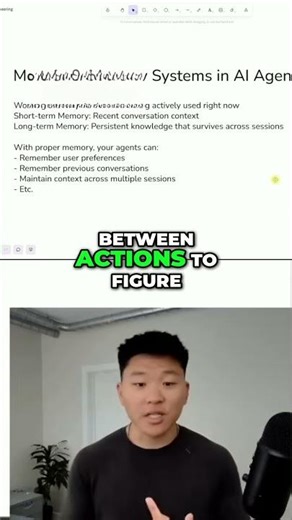 Can AI actually REMEMBER you? 🧠 (Memory Systems) #chatgpt #coding #techtok #crypto #programming