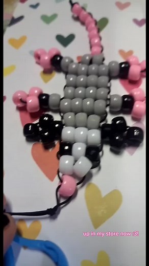 Pony Bead Lizard Craft Tutorial