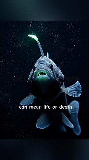 The Glow of the Abyss: The Anglerfish’s Deadly Light | Deep Ocean Short #depthunknown #deepocean #anglerfish #OceanMysteries #underwaterworld #marinelife #deepseacreatures #natureshots #CinematicShorts #Bioluminescence #deepocean #marinelife #depthunknown #oceanshorts #underwaterworld #CinematicNature #abyssexploration #deepseacreatures #OceanMystery | Depth Unknown