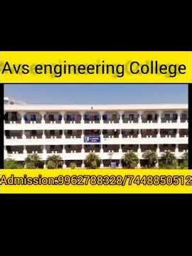 AVS Engineering college/location/course/placement/facilitie/