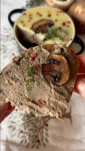 Mushroom Paté 🍄‍🟫 #cooking #easyrecipes #homemade