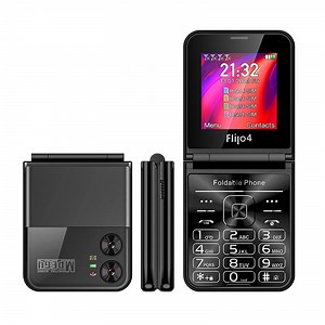 [Hot Item] 2.55 Inch TFT 4 SIM 4 Standby 2g GSM Feature Phone Keypad Folding Flip Mobile Phone