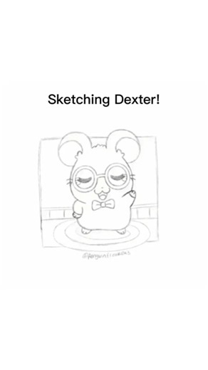 Dexter (Hamtaro) Speed Sketch Video!