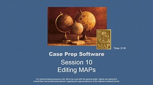 Tutorial 10-Editing MAPs