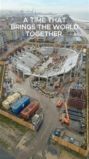 Stadium Construction Vibes 🏗️⚽ | IT’S TIME FOR FOOTBALL! #Shorts