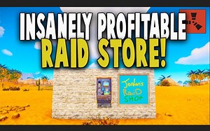 Rust 腐蚀 - 从商店中抄到大量废料 - Rust Solo Survival