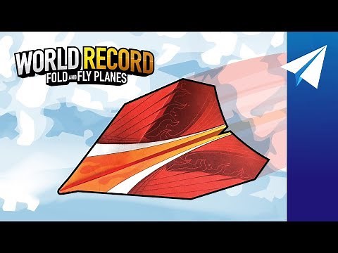 Easy Paper Airplane Glider — How to Make Phoenix, Designed by John Collins, The Paper Airplane Guy