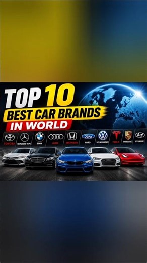 🚗 Top 10 Best Car Brands in the World 2026 🌍 | Most Popular & Luxury Car Companies
