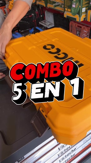 Combo 5 en 1 Ingco: Herramientas Esenciales para Todos