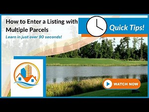 How to Enter a Listing with Multiple Parcels