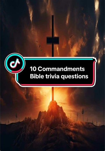 10 Commandments Bible Trivia #bibletrivia #biblequiz #quizmaster