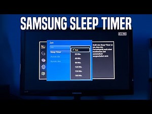 Samsung Fernseher Sleep Timer einstellen | Automatisch ausschalten Anleitung