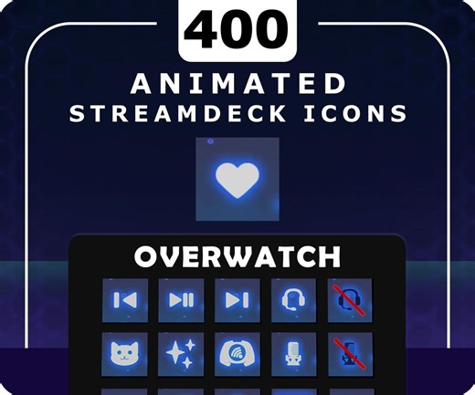 Overwatch Streamdeck Icons, Animated Streamer Set [400 Icons] (GIF) (digital Download) - Etsy