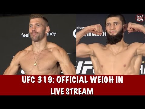 UFC 319: Du Plessis vs. Chimaev Official Weigh-in Live Stream