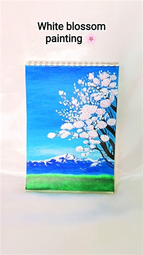 How To Paint White Flowers (Acrylic Painting Tutorial)