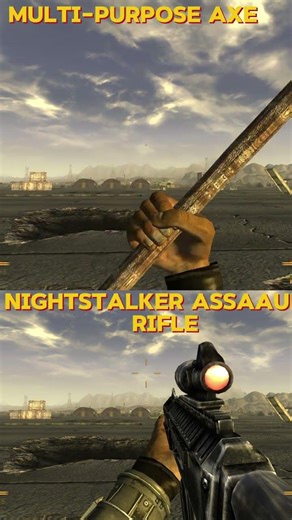 Hopper Weapon Pack : multi purpose axe and nightstalker assault rifle
