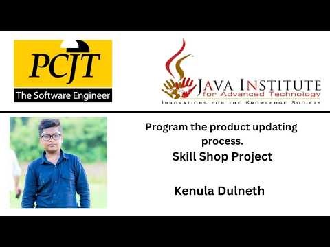 Task No 14 : Program the Product Updating Process.