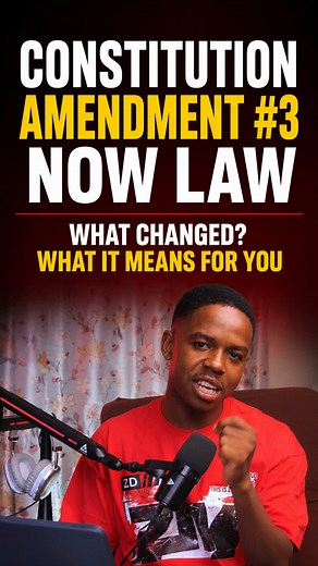 Your Constitution just got a software update… and the new Terms & Conditions have already been accepted. 📜⚖️ Constitution Amendment No. 3 is now law. What changed? What does it mean? And why is everyone suddenly a constitutional lawyer on WhatsApp? No legal jargon. No bias. Just plain English, facts, and a little sarcasm to help us survive the news. 🎥 Watch, learn, and decide for yourself. What do YOU think about the new amendments? #zimtiktokers🇿🇼🇿🇼🇿🇼 #zimsatiktok🇿🇼🇿🇦 #zimtiktok #zi