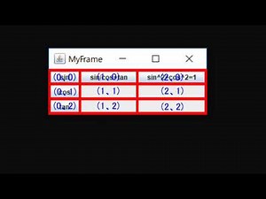 Javaでウィンドウ周りのプログラミング#10(GridBagLayout)