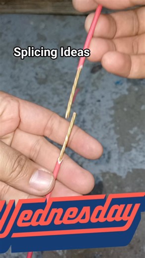 Splicing ideas of a stranded wire Strong hold joint wiring #control #electrician #power #technician #switch #wiring #engineering #fblifestyle #DIY #electrical | Electricians Guide