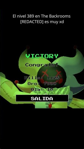 El minijuego en el nivel 389 de TBR XDDD #roblox #thebackroomsredacted #backrooms