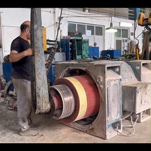 8.8K views · 54 reactions | everything about the electric motors Disassembly of 662 kW 650 rpm DC electric motor of BBC brand | Fully Restoration Solution | Facebook