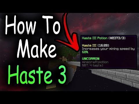 Hypixel Skyblock - How To Make Haste 3 Potions