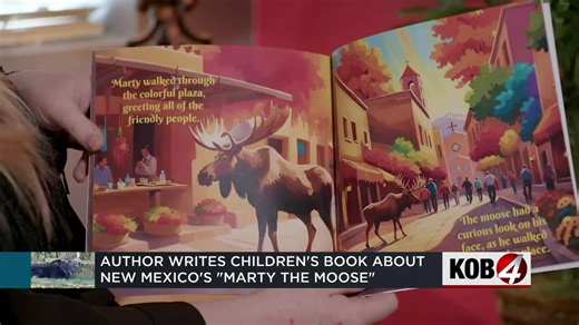 New Mexico author writes children's book on Marty Moose