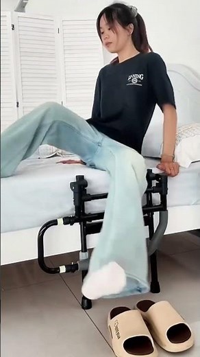 ✅ Elderly Stand-Up Adjustable Folding Bedside Support Rail - Adjustable Support Seniors ( # 1620)
