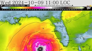 Predicted Track | IW Met Service - The Isle of Wight Weather Service