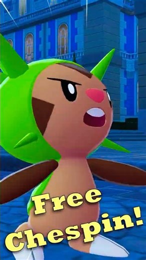 How to Get A FREE CHESPIN and EARLY! #pokemon #chespin
