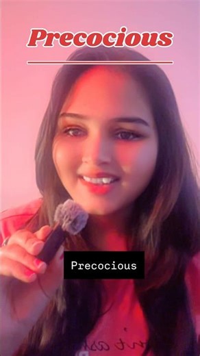 Age chhoti, talent bada—learn this powerful English word: Precocious