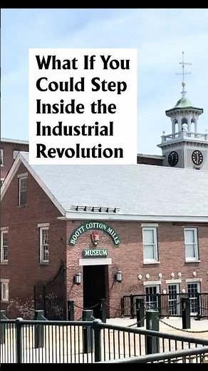 Inside the mills that shaped America #history #industrialrevolution