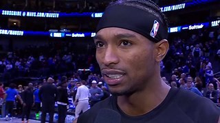 Brandon Williams Post Game Interview vs. Houston Rockets